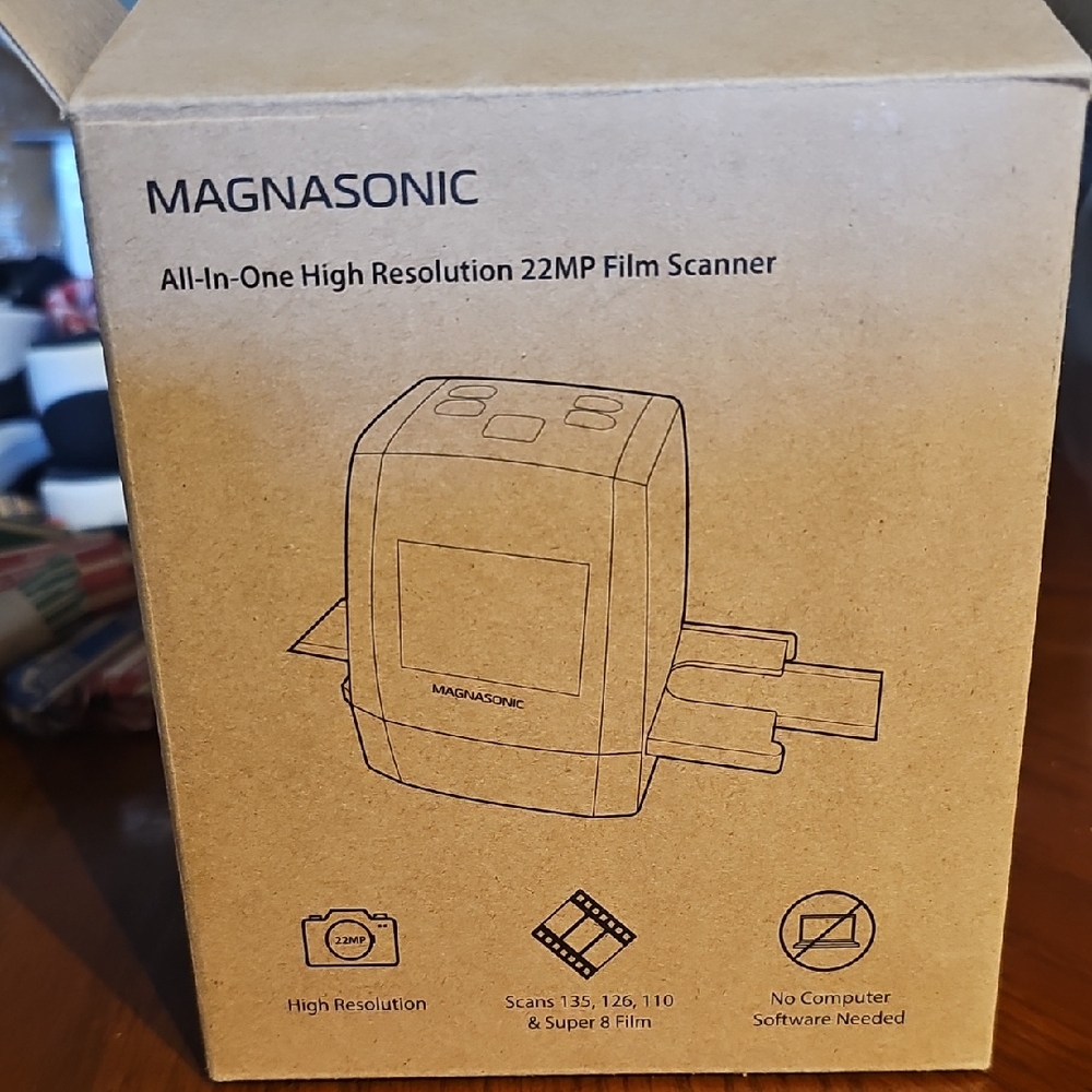 Black 22MP Film Scanner